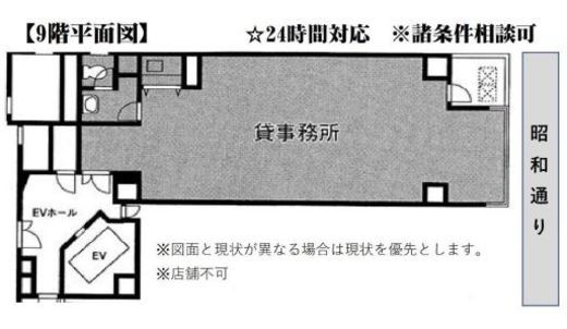 成瀬秋葉原ビル 9階 間取り図