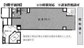 成瀬秋葉原ビル 9階 間取り図