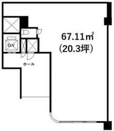 久保田ビル 1階 間取り図