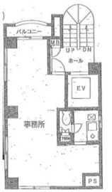 シャンブル戸張ビル 6階 間取り図
