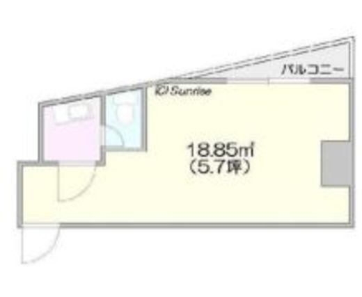 慶和ビル(四谷三丁目) 602 間取り図