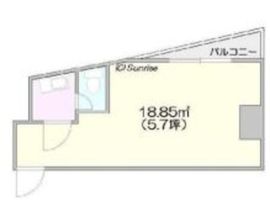 慶和ビル(四谷三丁目) 602 間取り図
