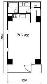 日本橋Tビル 702 間取り図