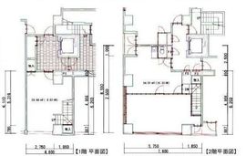 神田乗物町ビル 1+2階 間取り図
