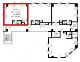 シティスクエア築地 1004 間取り図