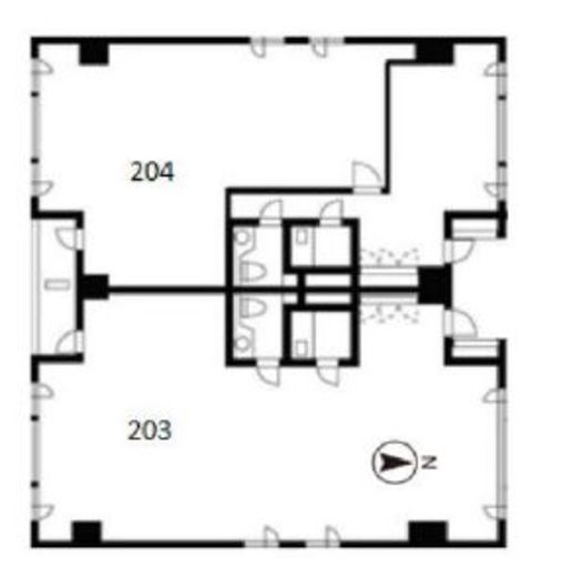 S.COURT 204 間取り図