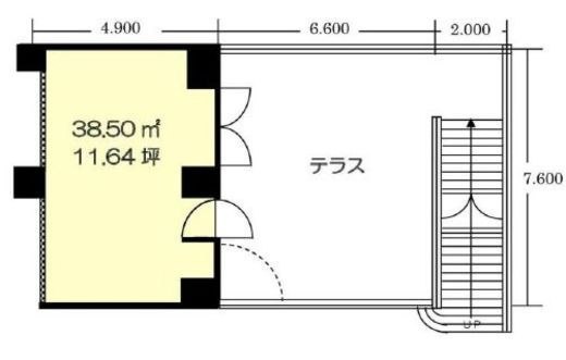 ニューウェイブ原宿 2階 間取り図