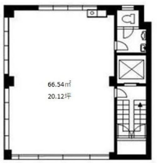 横島ビル 2階 間取り図