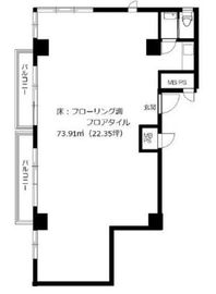 ヴィラパルテノン 2階B 間取り図