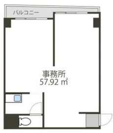 松本館ビル 501 間取り図