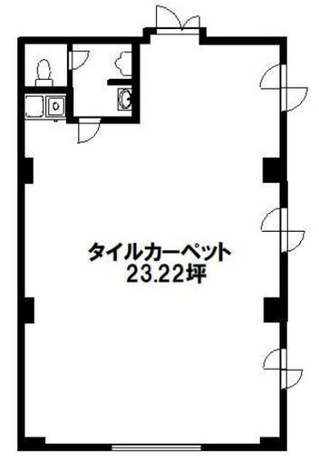 木村ビル(四ツ谷) B1階 間取り図