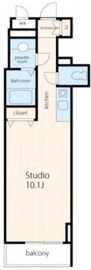 VORT銀座residence 203 間取り図