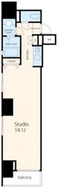 VORT銀座residence 504 間取り図