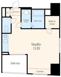 VORT銀座residence 505 間取り図