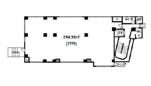 新大宗円山ビル 901 間取り図