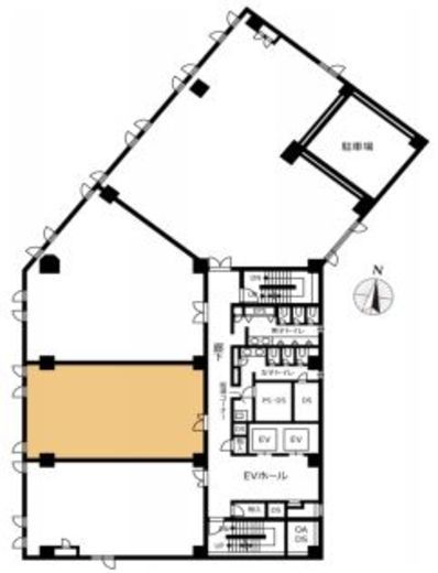 新宿国際ビルディング新館 802 間取り図