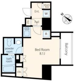 VORT渋谷松濤residence 704 間取り図