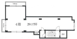 ユニオンスクエアービル 4階 間取り図