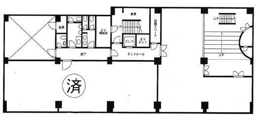 ラーズビル B102 間取り図