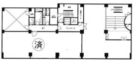 ラーズビル B102 間取り図