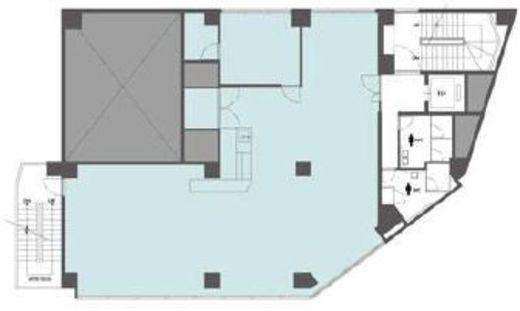 PORTAL POINT SHIBUYA 2階 間取り図