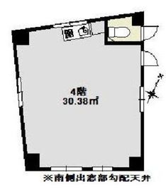 黄色いビル 4階 間取り図