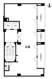 高倉第一ビル 8階 間取り図