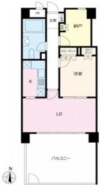 朝日目黒マンション 307 間取り図