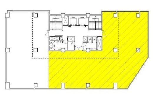 今朝ビル 9階 間取り図