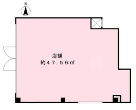 S.Wisteria(店舗) 1階 間取り図