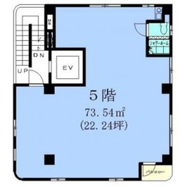 シマダビル 5階 間取り図