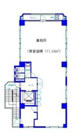 新宿山吹町ビル 2階 間取り図