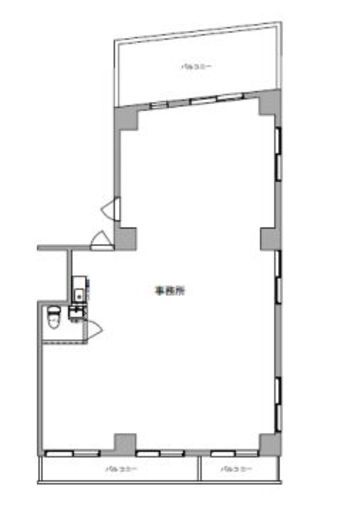 大久保STビル 301+302 間取り図