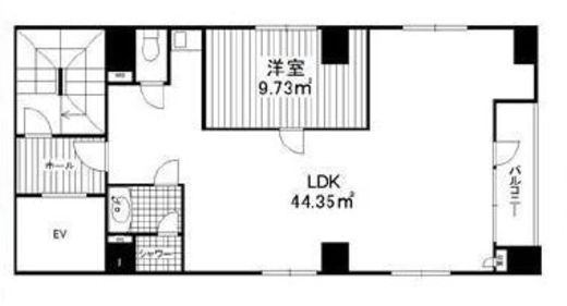 スワンレイク東日本橋 3階 間取り図
