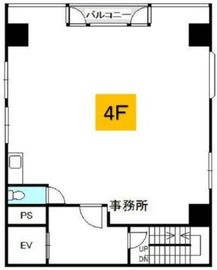 フェニックス東銀座第3ビル 4階 間取り図