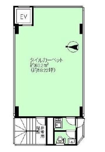 カツラビル 7階 間取り図