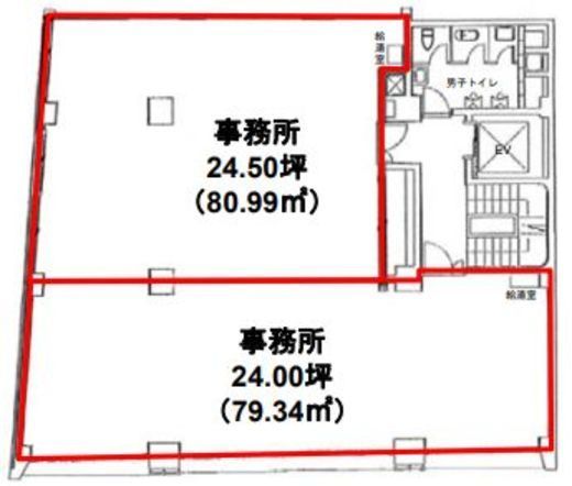 小谷ビル 7階2 間取り図