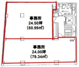 小谷ビル 7階2 間取り図