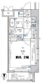 ディアレイシャス菊川 7階 間取り図