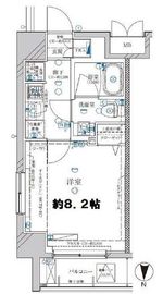 ディアレイシャス菊川 3階 間取り図