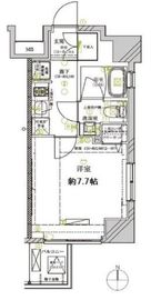 ディアレイシャス菊川 3階 間取り図