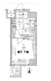 ディアレイシャス菊川 7階 間取り図