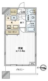 コンシェリア西新宿タワーズウエスト 5階 間取り図