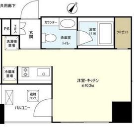 パークリュクス銀座mono 12階 間取り図