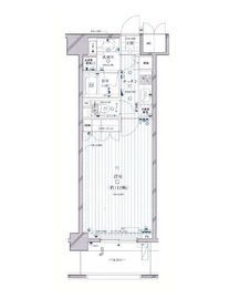 グラーサ西麻布 2階 間取り図
