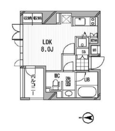 アーデン木場 202 間取り図