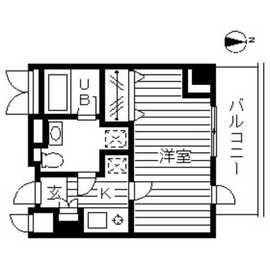 ドゥーエ幡ヶ谷 1203 間取り図