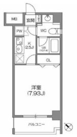 ルクレ森下レジデンス 503 間取り図