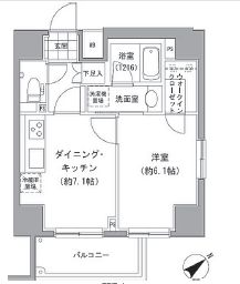 グランベル中落合 603 間取り図