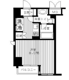 セリーズ門前仲町 701 間取り図